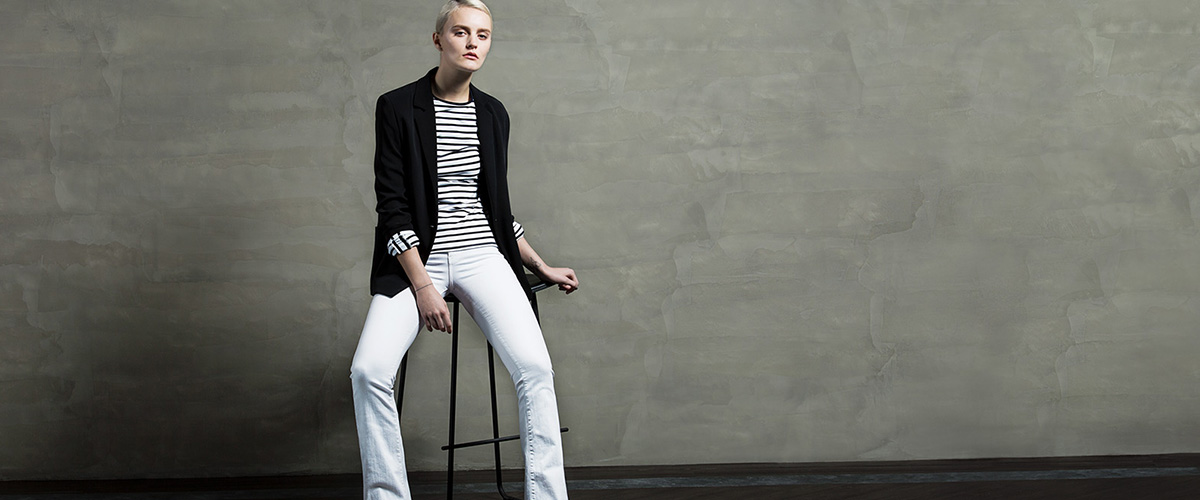 White denim