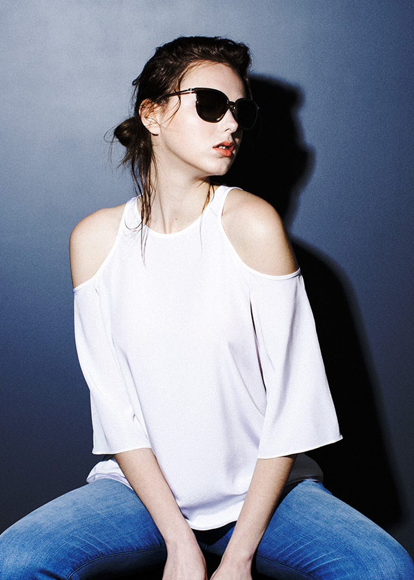 Silk Cutout Blouse