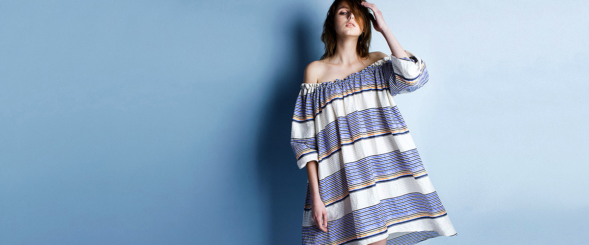 Off-shoulder dress