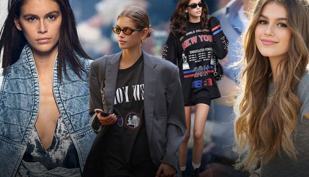 繼承 Cindy Crawford 的風範 新銳超模 Kaia Gerber 夏季穿搭超有型