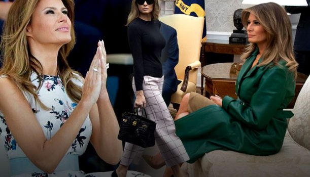 美國第一夫人Melania Trump的服裝穿搭演變