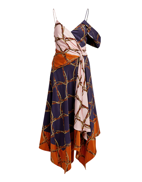 asymmetric maxi dress