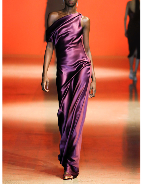 One-shoulder Maxi Dress 