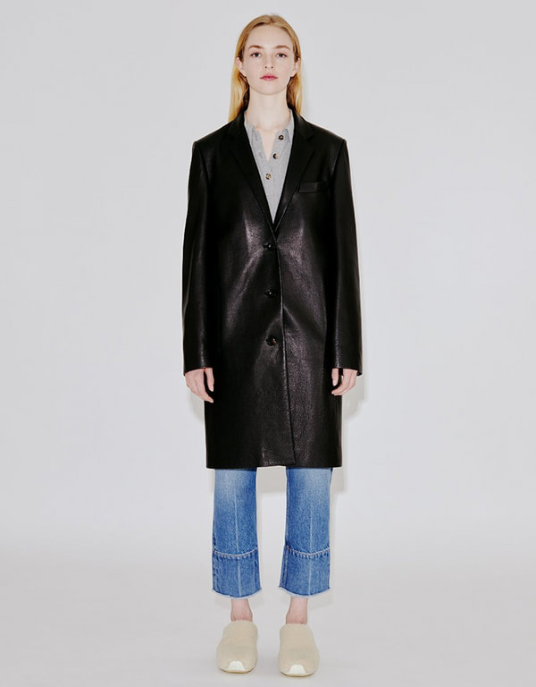 Tailored Leather Coat