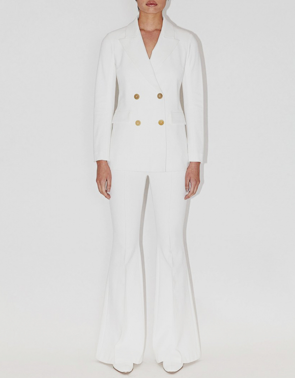 Double Breasted Peak Lapel Jacket