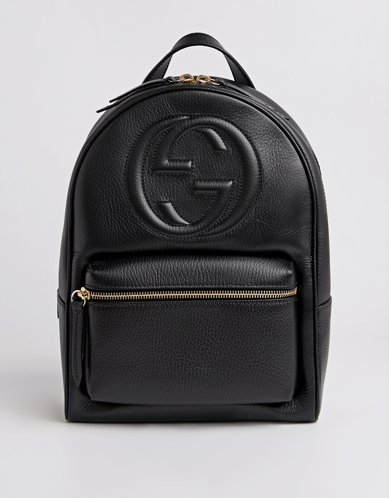 Soho Leather Chain Strap Backpack