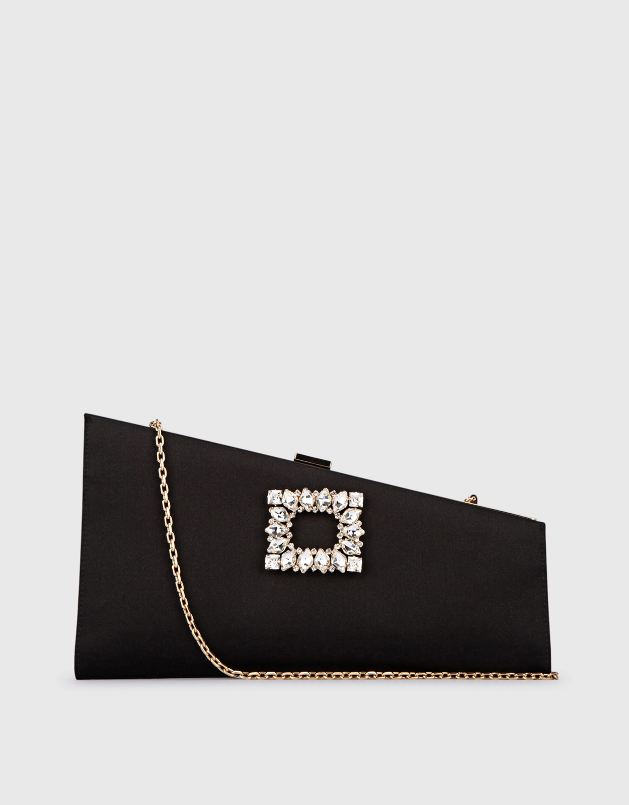 Twinkle Asymmetrical Buckle Clutch Bag