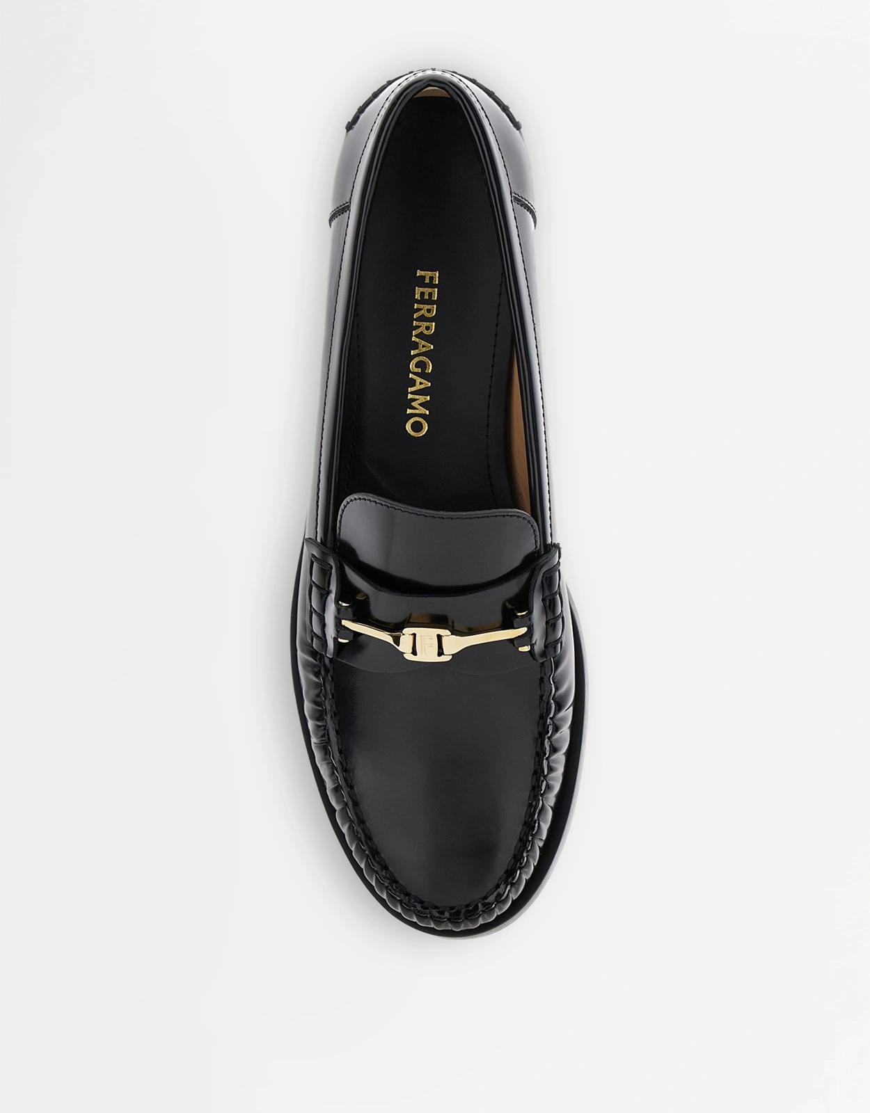 Salvatore Ferragamo Harry 拋光光滑皮革樂福鞋