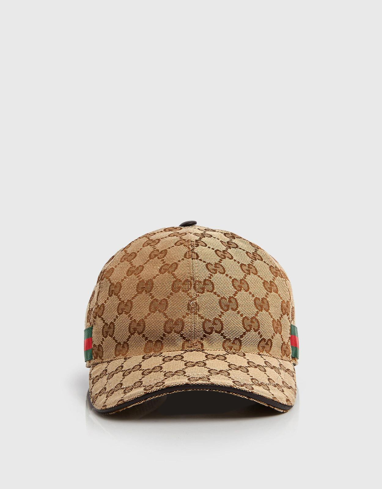 Gucci Original GG 帆布織帶棒球帽
