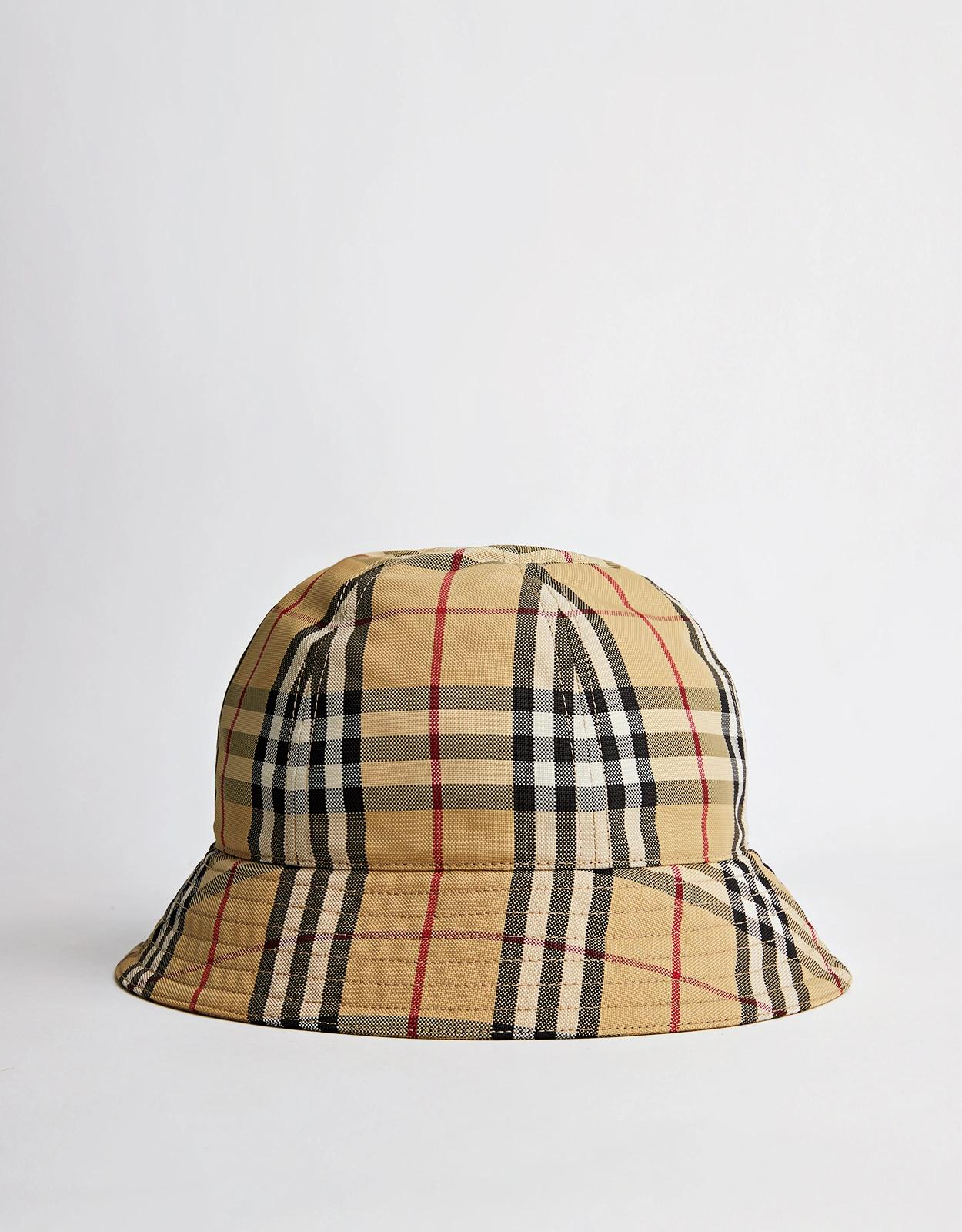 Burberry 經典格紋圓頂漁夫帽