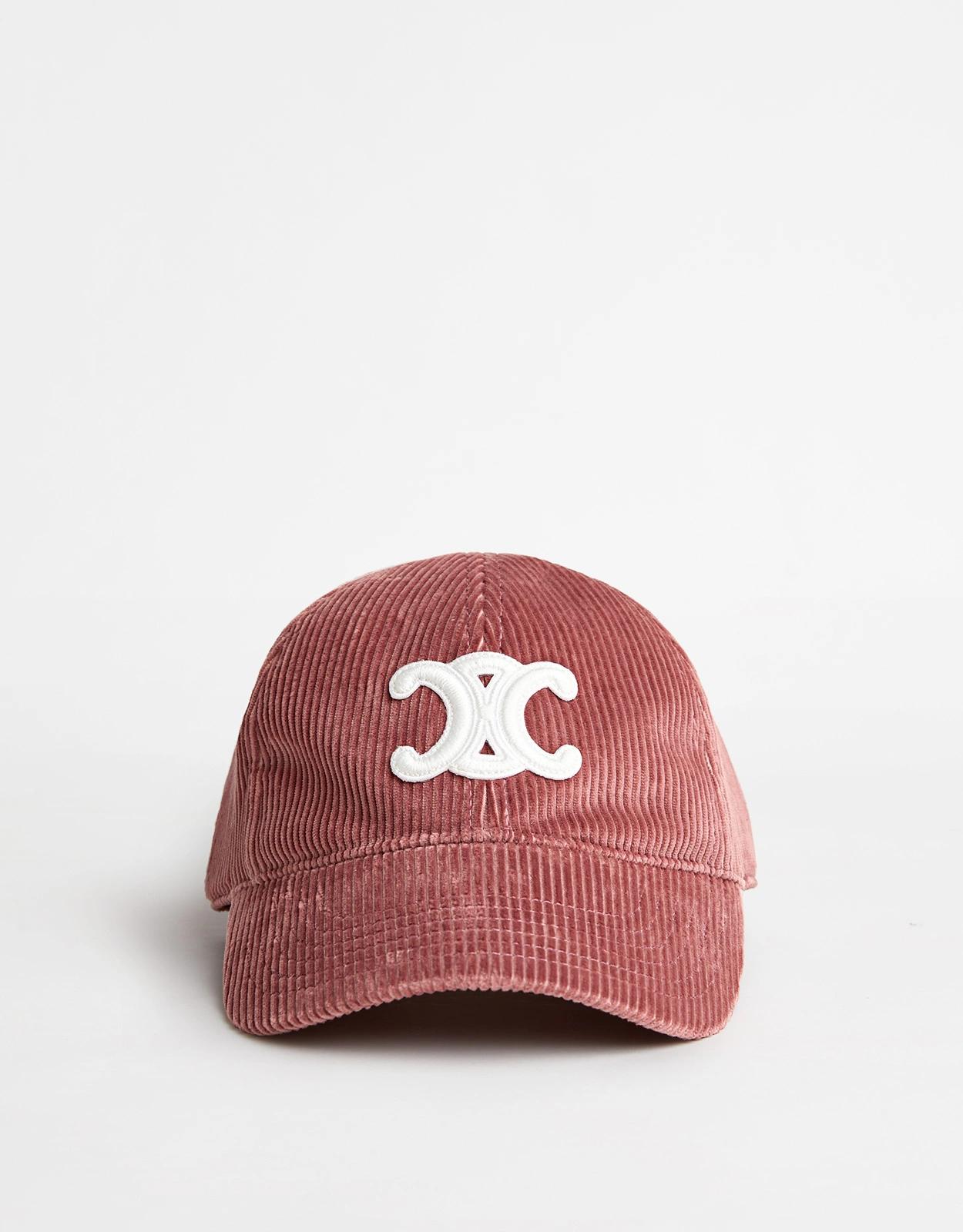 Celine Triomphe 燈芯絨棒球帽