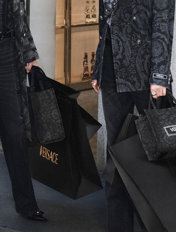 Versace: Radiating Bold Glamour