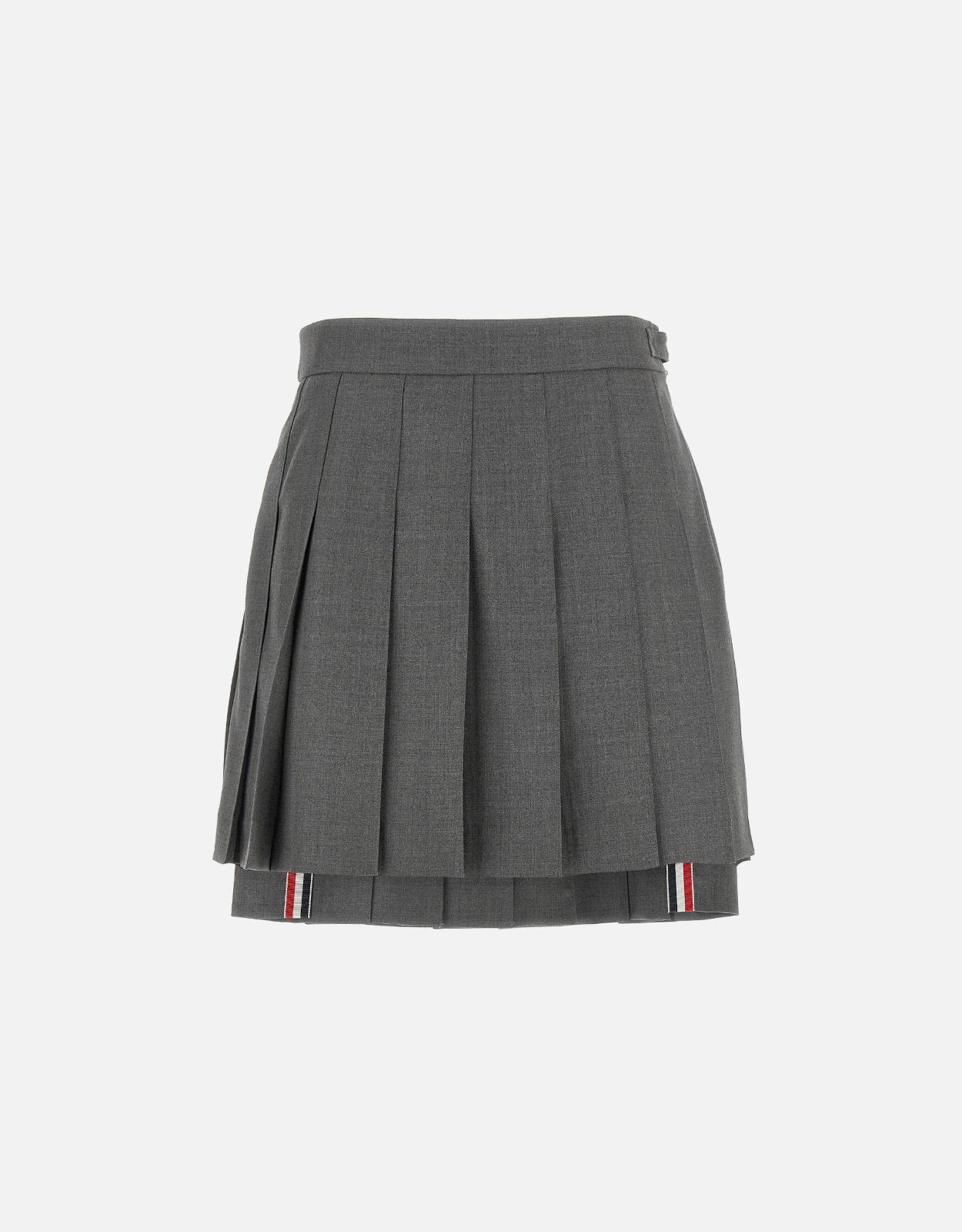 Thom Browne 羊毛迷你百褶裙