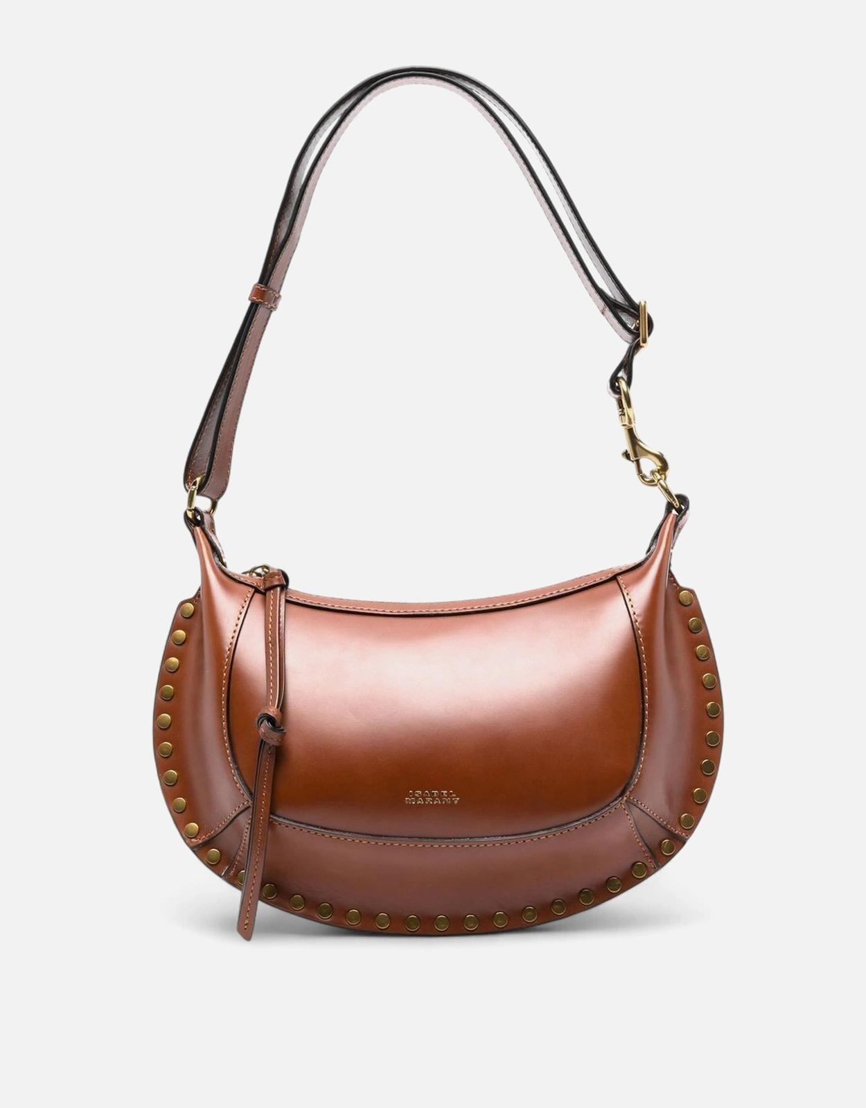 Isabel Marant Oskan 月型牛皮肩背包