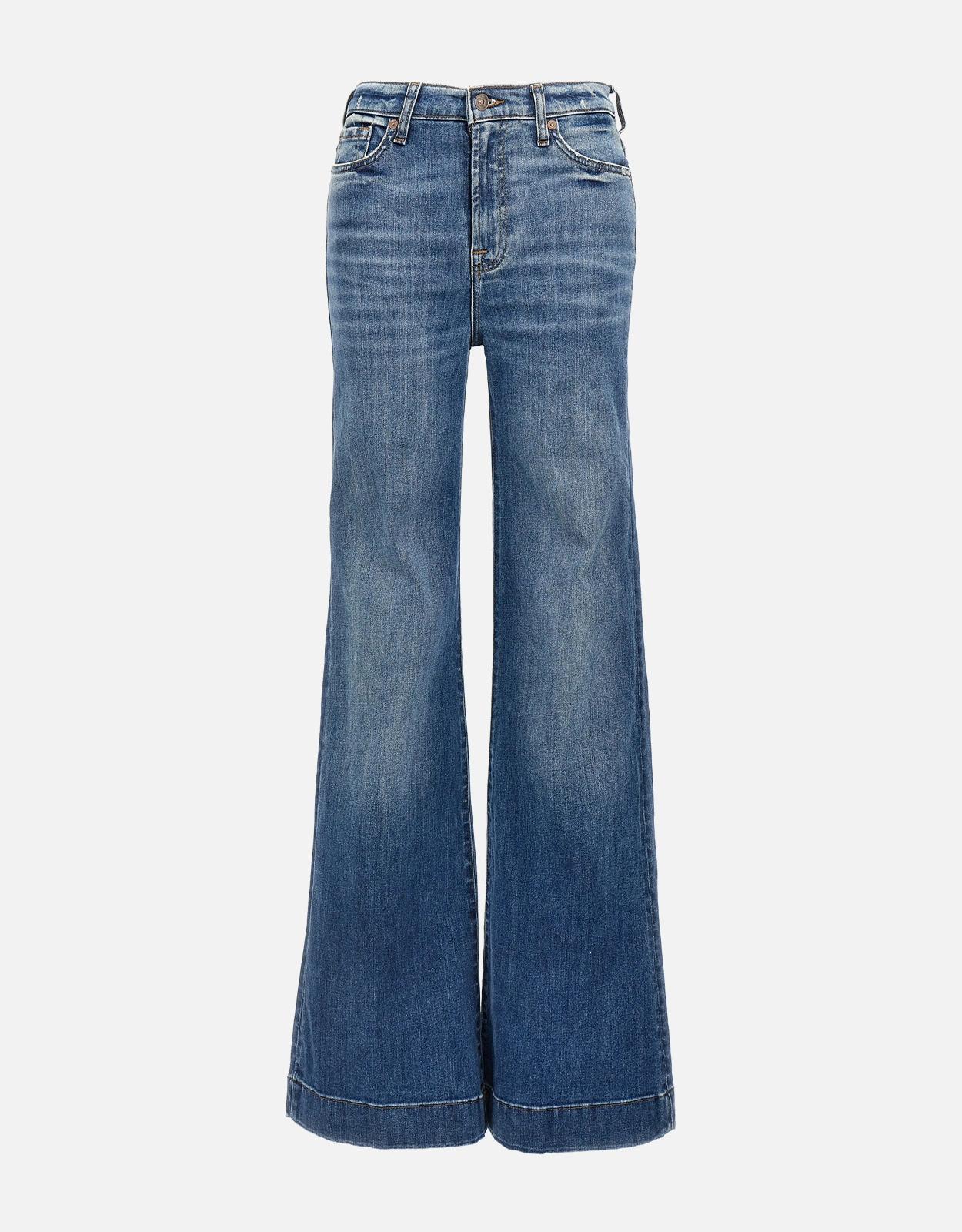 7 For All Mankind Modern Dojo Denim Flared-Leg Jeans
