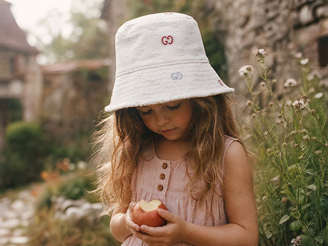 Burberry Kids キッズ エレクトリックブルー コットン ジョギング